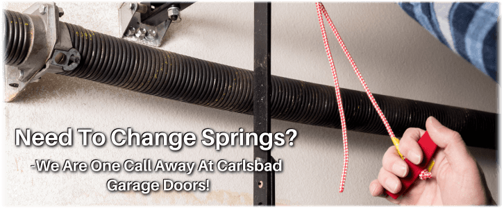 Broken Garage Door Spring Carlsbad